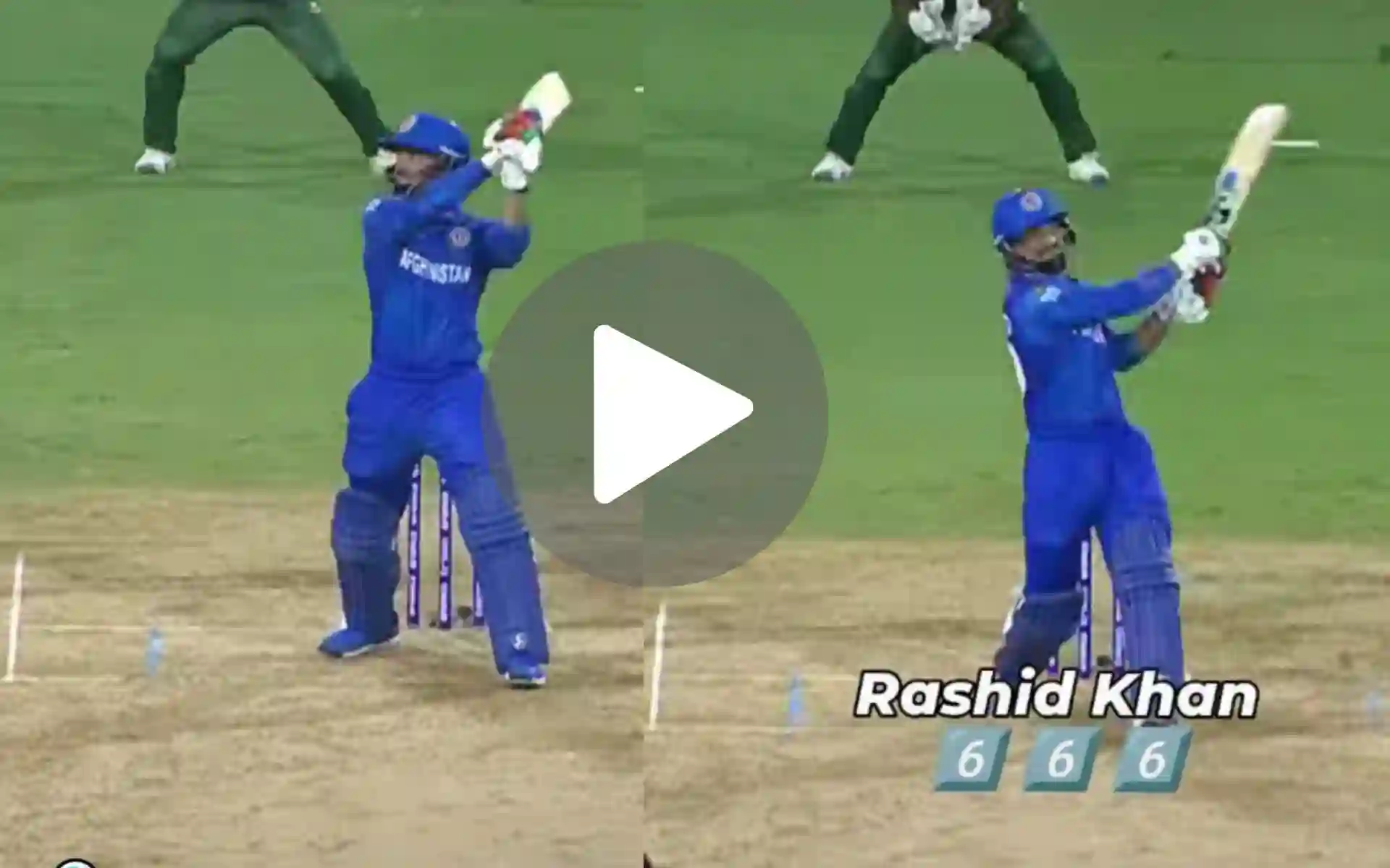 [Watch] 6, 6! Rashid Khan Stuns Tanzim Hasan Sakib With Blistering Final-Over Hitting